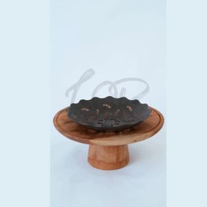 1 lusin 12 pcs Piring Rotan Plastik MOTIF BUNGA matahari