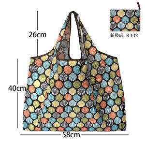 Extra Large Reusable Grocery Shopping Bags Washable Heavy Duty Nylon Foldable Waterproof Eco Friendly Totes Travel Storage Pouch