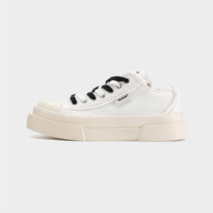 VEEMES | Trendy Fringed Thick-Soled Canvas Shoes