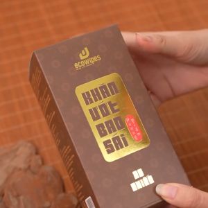 Hộp 20 Khăn ướt bao sái lau bàn thờ EcoWipes hương trầm không hóa chất an toàn trên mọi bề mặt