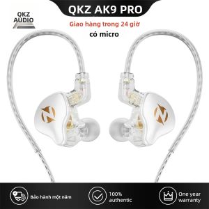 QKZ | Tai Nghe Nhét Tai Có Dây QKZ AK9 PRO Âm Trầm Sâu HiFi Màng Loa Tổng Hợp Kèm Cáp Có Thể Tháo Rời Và Chức Năng Khử Tiếng Ồn Chủ Động