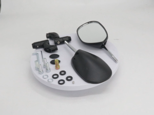 Universal Motorcycle Rearview Mirror 360° Rotatable HD Wide Vision Anti-glare Waterproof Side Mirror for Honda Ymaha Automotive Cermin Motosikal