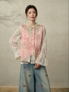 JK&JS | Fashion Chinese Style Silk Blended Vest