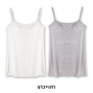 MiiOW | เสื้อกั๊กสายเดี่ยวทรงเข้ารูปสำหรับผู้หญิง MiiOW Catwoman Summer 2025 ใหม่ เสื้อชั้นในสำหรับใส่ด้านนอก ป้องกันการเปิดเผย ปกปิดหน้าอกข้างเสื้อ