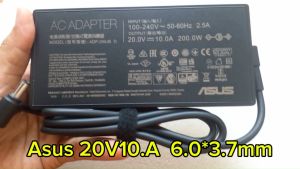 Asus Adapter Notebook Asus 20V 10.0 A  หัวเข็ม ขนาด 6.0x3.7 mm 200W  Slim Original  อะแดปเตอร์ ของแท้ Asus