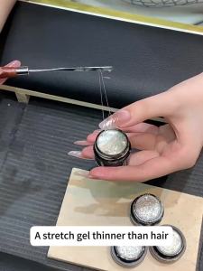 Sơn Gel Kim Tuyến Siêu Sáng 5ml Không Cần Lau Màu Bạc Gương Sơn Móng Tay Nghệ Thuật Bán Vĩnh Cửu Tẩy Sạch Bằng Dung Dịch Sơn Móng Tay UV