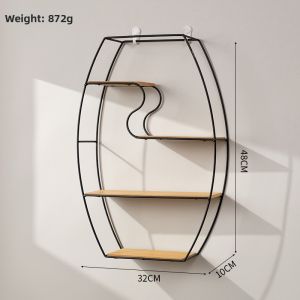 Creative Nordic Ins Style Wall Decor Metal Shelf