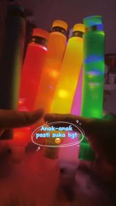 Led Pop Pipes SATUAN Lampu Mainan Pipa RANDOM Selang Nyala Pelangi Light Up Hula Hoops Warna Color Toys Kids Games Child Permainan Hulahoops Bentuk Motoric Motorik Perlengkapan TK Prakarya Seni Kesenian Sensory Anak Fidget Tubes Akordion Grosir Prakarya