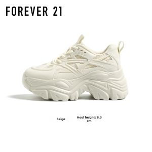 Forever 21 | Height Increasing Thick Sole White Breathable Versatile Casual Shoes