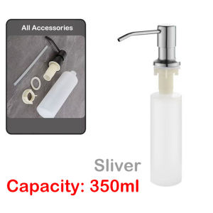 Kitchen Sink Soap Dispenser Built-in Kitchen Sink Soap Dispenser Extension Tube Kit Easy to Install Soap Bottle