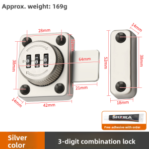 MONLEYTA | No-Drill Security Door Lock Latch