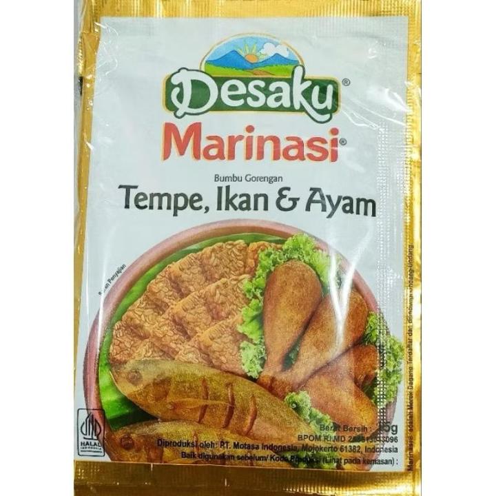 プロフ必読 Desaku 264袋 Bumbu Tempe Ikan Ayam Bumbu Marinasi Desaku bumbu ayam gorengtempe dan ikan Bumbu