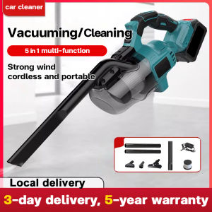 Cordless Vacuum Cleaner Car Vacuum Cleaner Portable Handheld Vacuum Cleaner 1200W High Air Volume 5-In-1 Multifunctional Household Outdoor Cleaning Tool