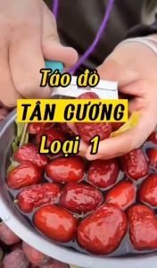 1Kg Táo đỏ sấy khô Tân Cương nhiều thịt siêu ngon dẻo QUẢ TO LOẠI 1