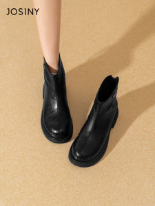 Josiny | Vintage Retro 2026 Autumn New Thick Heel Women Boot