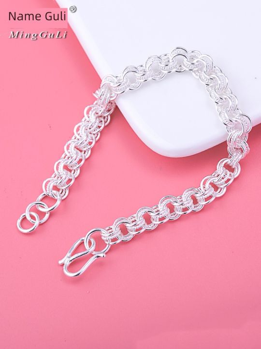 Vòng Tay Bạc Nguyên Chất Cho Bé Gái Vòng Tay Bạc O-Link Cho Bé Trai Phụ Kiện Bạc Cho Trẻ Em Phụ Kiện Thời Trang Cho Bé Gái Và Bé Trai