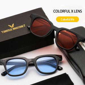 Teybren Korean Ins Fashion Ulzzang Fashion Retro Sunglasses Women / Men Gradient Lens