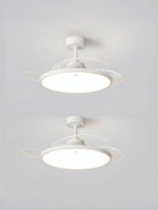 HUIPU ZHAOMING | Invisible Fan Light Ceiling Fan Light for Home Living Room Dining Room Bedroom
