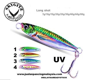SKYGITZ MALAYSIA Metal Sardine 3D SISEK Jig Lure fast jigging slow jig jenahak kerapu tenggiri gt ebek