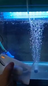 Happy Pet [LazChoice] Aquarium USB mini add oxygen pump. Ultra-quiet high-energy energy-saving oxygen pump ( add oxygen pump air tube bubble stone)