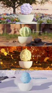 Hysses Cutie Clay Diffuser Sheep Lavender Marjoram