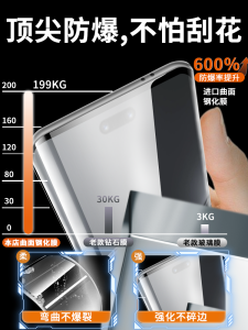 Full Screen High Definition Huawei Nova13ProNova12Nova11Ultra9NewModel10SE8KunLunGlassCurvedProtection7iInstantStickPor