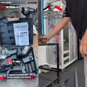 APR IMPACT WRENCH JUMBO AP33PROMAX XM 1/2INCH 1850NM 2 BATERAI 99V FACELIST GARANSI 5 TAHUN