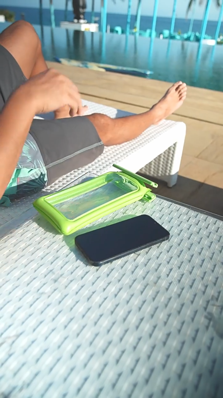 【COD】Sarung Tahan Air HP Transparan yang Dapat Disentuh Layar untuk Berenang Foto di Pantai & Selam Arung Jeram – Kantung Hermetik dengan Penutupan Sendiri