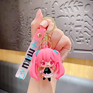 พวงกุญแจ ฮัตสึเนะ มิกุ Hatsune Miku เหมาะกับของขวัญวันเทศกาล แบบสร้างสรรค์