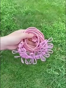 Clothes Drying Rack With 12 Clips