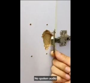 5/8 Hole Stainless Steel Hinge Repair PlatesCabinet Door Repair Plate Pembaiki Plat Besi Bracket Pemasangan Plat