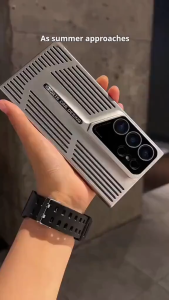 Ốp lưng tản nhiệt chống sốc cho Samsung Galaxy S25 Ultra / S24 Ultra / S23 Ultra / S22 Ultra hiệu HOTCASE Cooling - Làm mát máy bảo vệ camera chống va đập