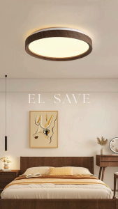 Japanese style Ceiling Lamp LED Wabi Sabi Flush Mount LED Ceiling Lamp Tri colour with remote control Decorative Indoor Lamp Minimalist Corridor light