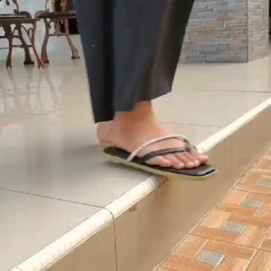 Haikalshoes terbaru SJ002 Sandal wanita slip On Blink Kristal/Sendal Teplek Flat Cewek kekinina