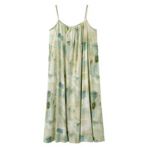 MiiOW | ชุดนอนผู้หญิง Catman ฤดูร้อน ผ้าฝ้ายแท้ 2025 ใหม่พร้อมแผ่นเสริมหน้าอก ชุดนอนหลวมๆ ชุดเดรสแขนกุด ชุดนอนฤดูร้อน