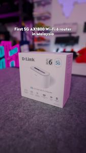 D-Link 5G NR Dual Band AX1800 WiFi 6 Router Modem DWR-X2000
