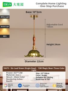 DGY | Vintage French Retro Style Creative Single Head Pendant Light
