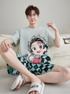 ANZHAOQI | Cotton Short Sleeve Pikachu Pattern Boys Sleepwear