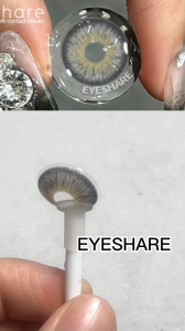 Eyeshare Softlens Lensa Mata Bigeyes 14.5mm Makeup Softlen SAHARA Seri Brown/Gray Normal Soflen Free Lens Case