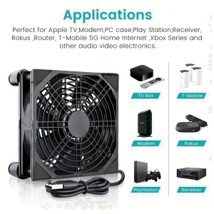 CX FUTRUE USB Interface Cooling Fan 5V 120MM ABS、 Laptop/Computer/Mobile Phone/Router Can Be Used With A Speed Of 1400.