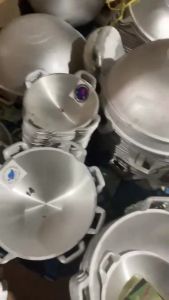 [DEASHOP] WAJAN PENGGORENGAN ALUMUNIUM LOKAL - KUALI MASAK COR CEKUNG TEBAL ANTI LENGKET NO.10 - 22