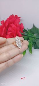 cincin perhiasan Titanium Rodium Tembaga perhiasan lapis emas