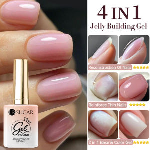 UR SUGAR 15ml Jelly Building Gel For Construct Reinforce Thin Nails Natural Manicure Nail Art Soak Off LED UV Gel Nail Varnishes