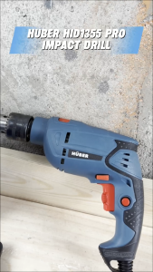HUBER HID1355 Electric Impact Drill PRO 13mm 220V 500Watt / Bor Tangan Listrik / Bor Beton Kayu Besi / Bor Sekrup