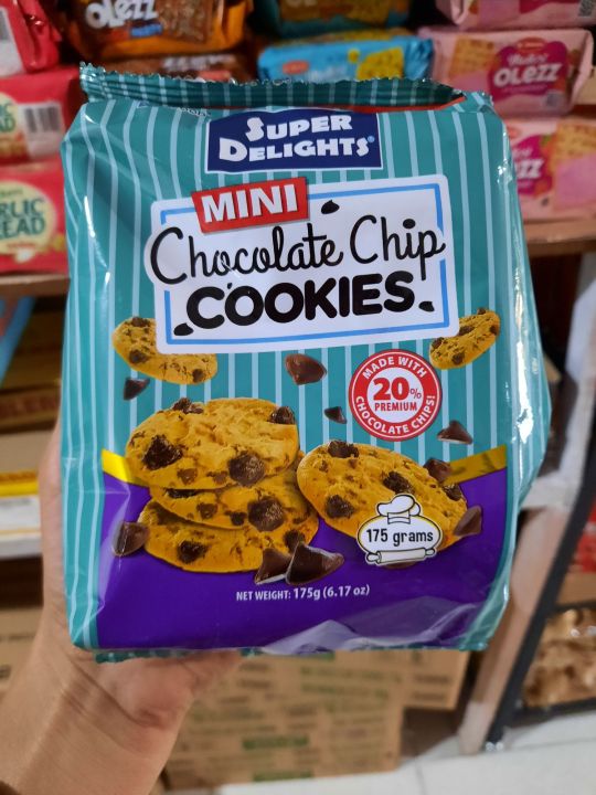 Super delight mini chocolate chip cookies 175g
