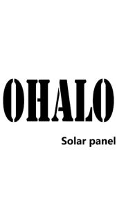 OHALO 100/200 Watts Monocrystalline Solar Charging Panel  18V Solar Panel High Efficiency Mono Module For Home Boat Camper