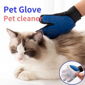 Pet Gloves Pet Grooming Massage Gloves Brush Epilator Grooming Gloves Cat Dog Bath Accessories