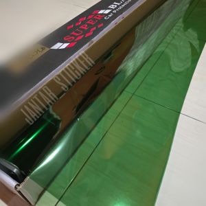 STIKER KACAFILM RIBEN HIJAU BOTOL BISA UNTUK SEMUA KACA MOBIL STICKER RIBEN SOFT GREEN TRANSPARAN 40 % DAN 60%