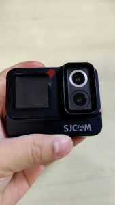 SJCAM SJ20 Dual Lens Action Camera 4K Resolution Video 6 Axis Gyroscope Stabilization Wifi 16ft Waterproof Large Aperture Best Night Vison Type C Dual Screen Digital Zoom 8x Vlogging Action Camera for Live Streaming Sports & Action Camera