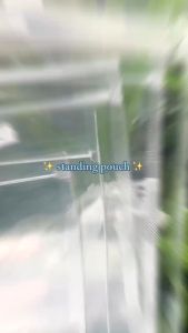 Plastik Standing Pouch Makanan Ziplock Klip Kemasan Pembungkus Wadah Aksesoris Anti Debu Segel Perekat Wadah Makanan Zipper Lock Bening Transparan Per 10 PCS Premium